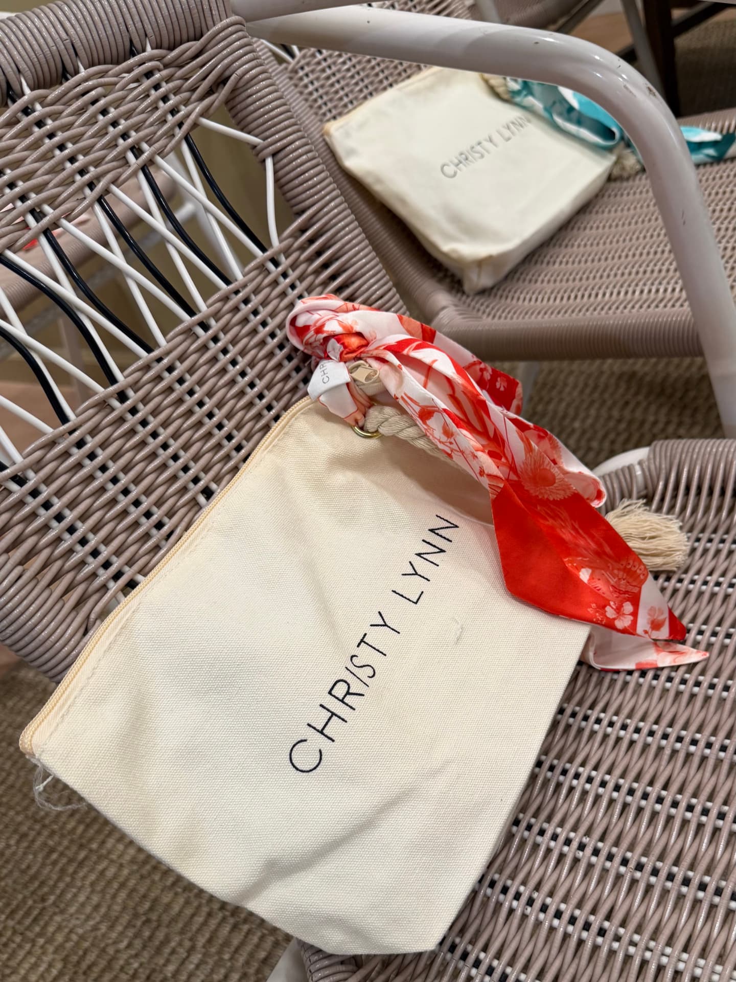 Candid moment from the Christy Lynn × AIREM Hamptons brand experience