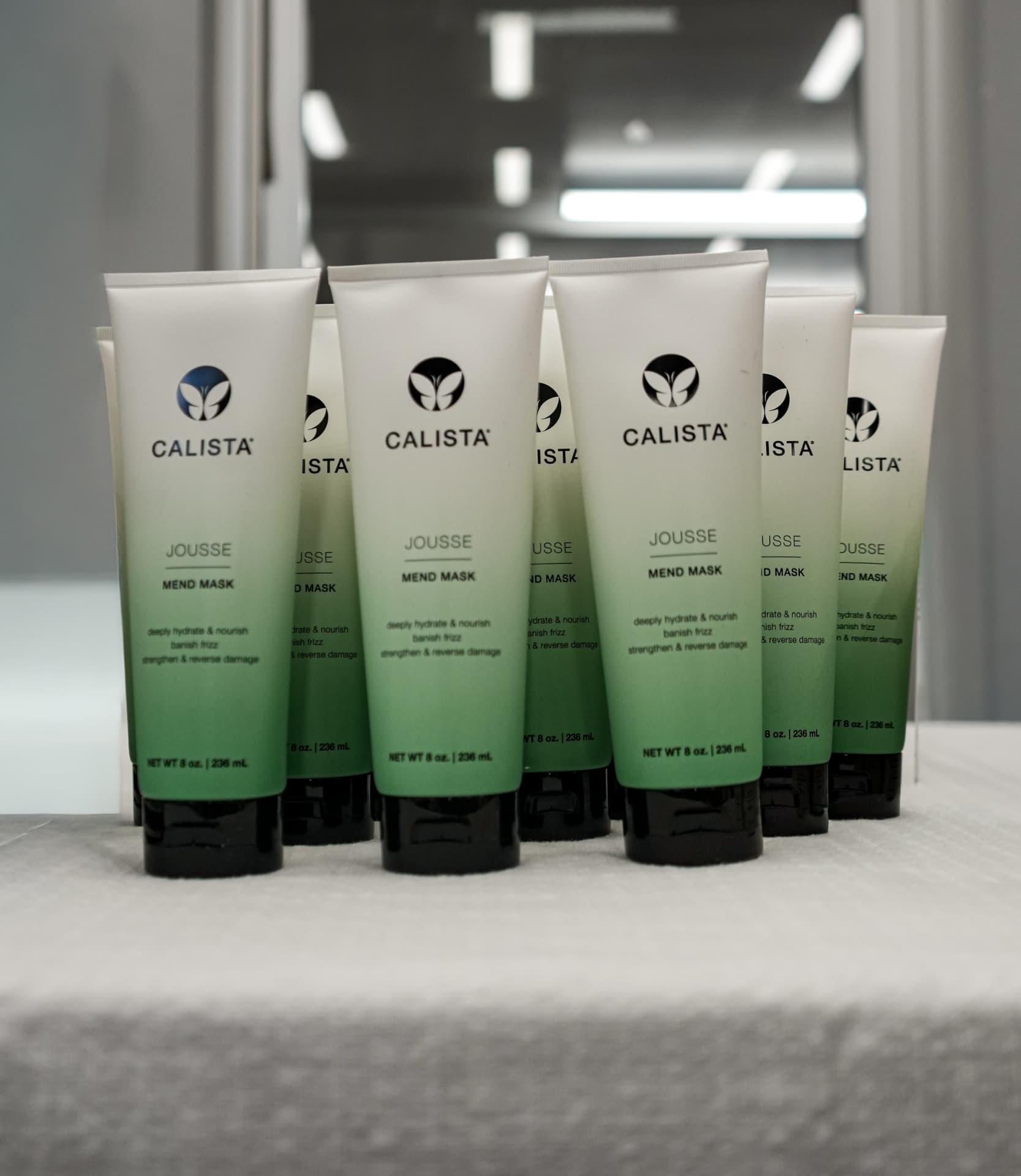 Calista Jousse Mend Mask tubes displayed as the sponsor product detail